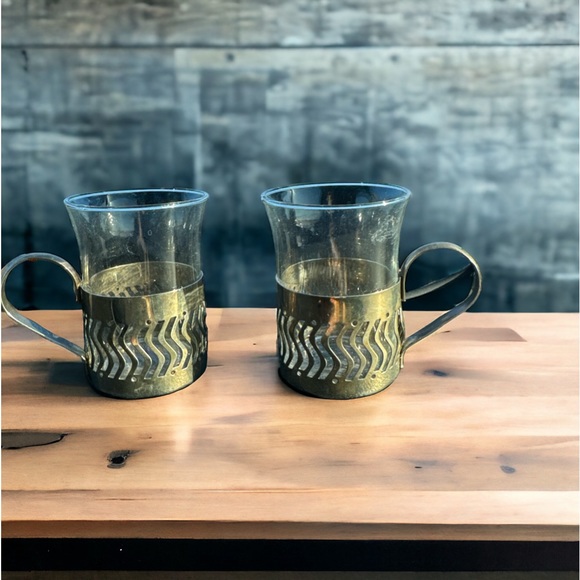 Other - ♥️ Vintage Silver Plated Demitasse Cups, Set of 2